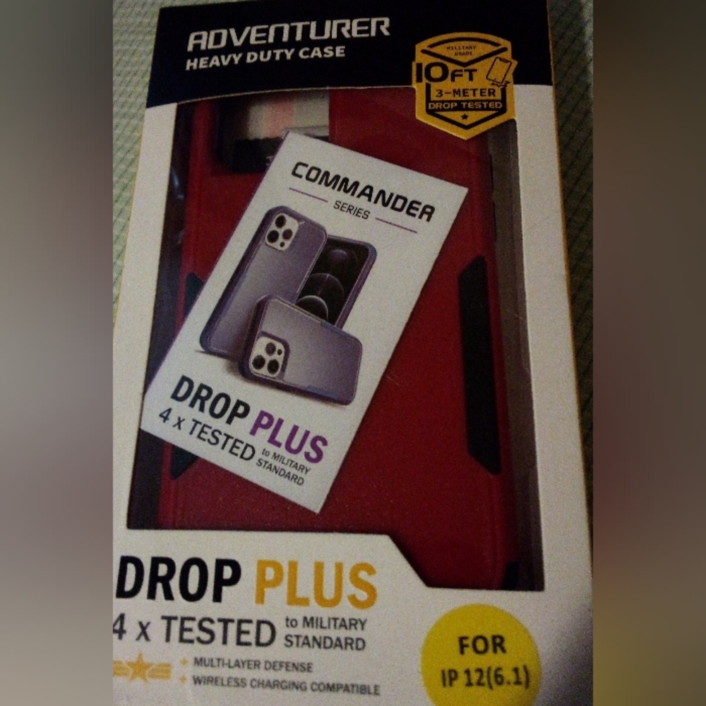 I Phone 12 (6.1) Case Adventurer Heavy Duty Drop Plus Tested